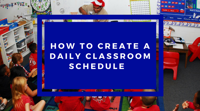 A Daily Classroom Schedule