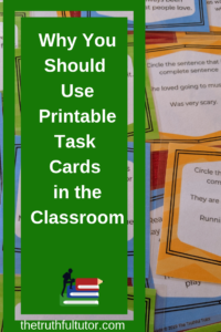 Printable Task Cards