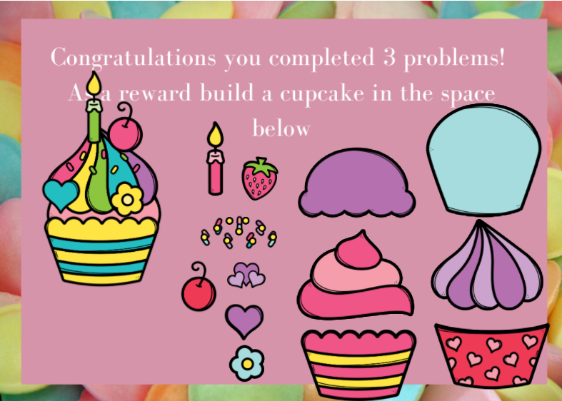 Double Digit Multiplication Games cupcake