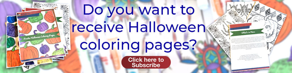 Halloween coloring pages lead magnet