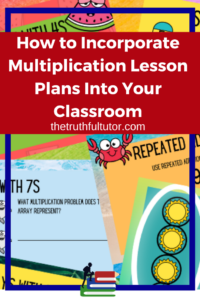 Multiplication Lesson Plans Pin