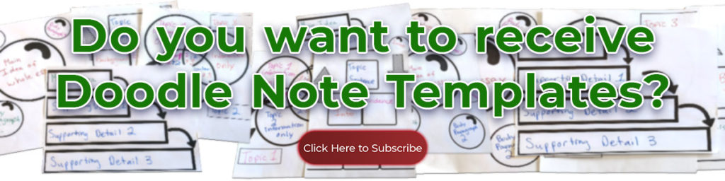 doodle notes templates sign up