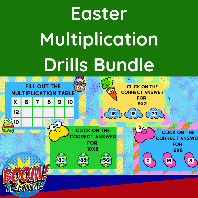 Easter Multiplication drills