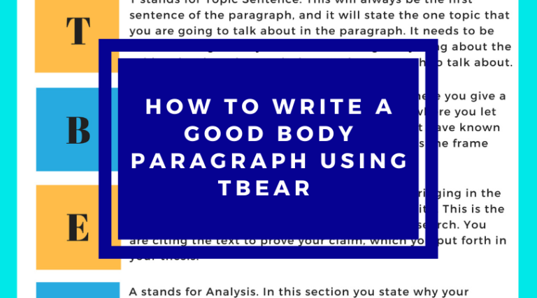 How To Write A Good Body Paragraph Using TBEAR The Truthful Tutors how-to-write-a-good-body-paragraph-using-tbear-the-truthful-tutors