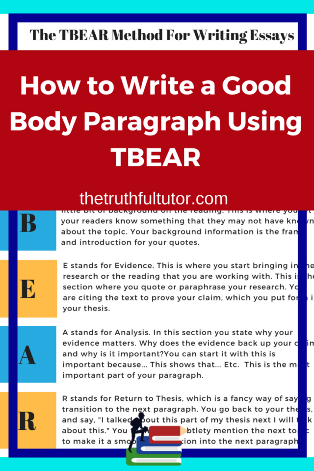 how to write a good body essay