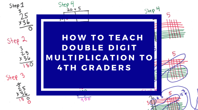How to teach double digit multiplication to 4th graders