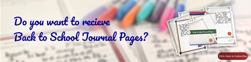 Back to School Journal Pages opt in