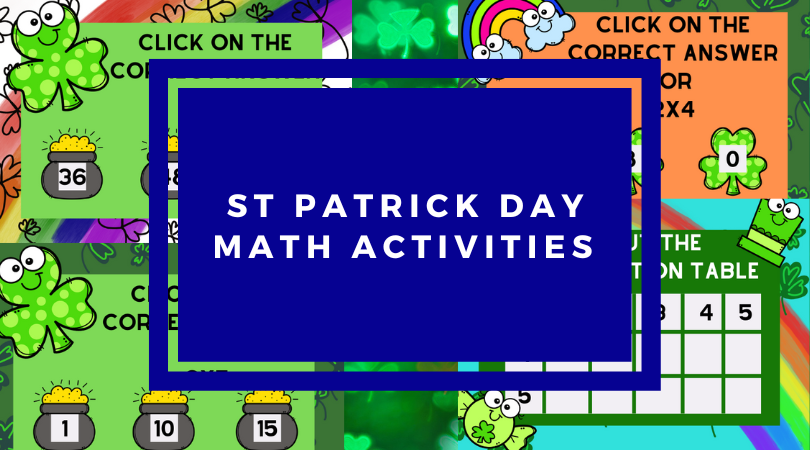 St. Patrick's Day Math Activities
