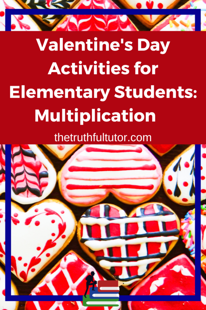 Valentines Day Activities for elementary students multiplication
